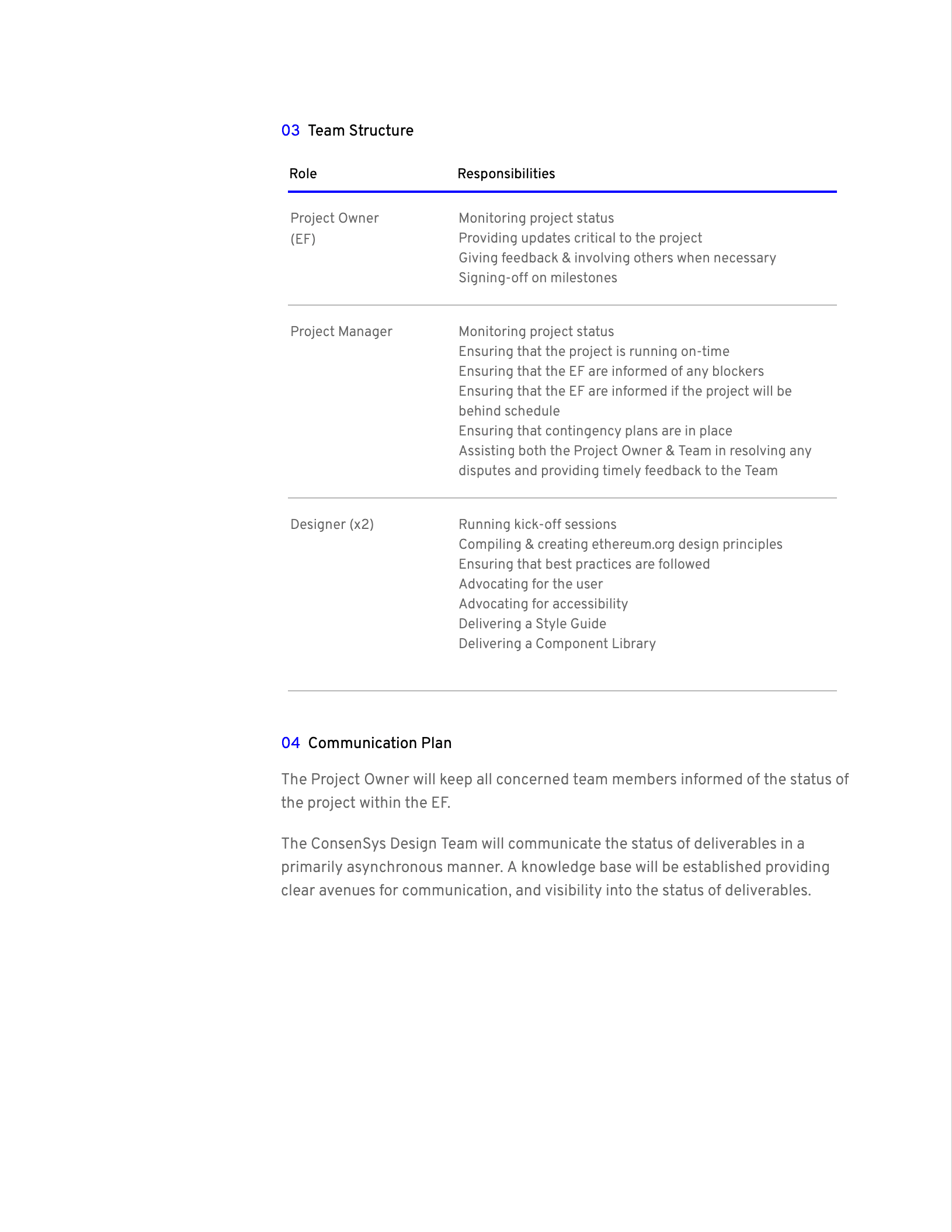 Ethereum.org planning by Carl Fairclough