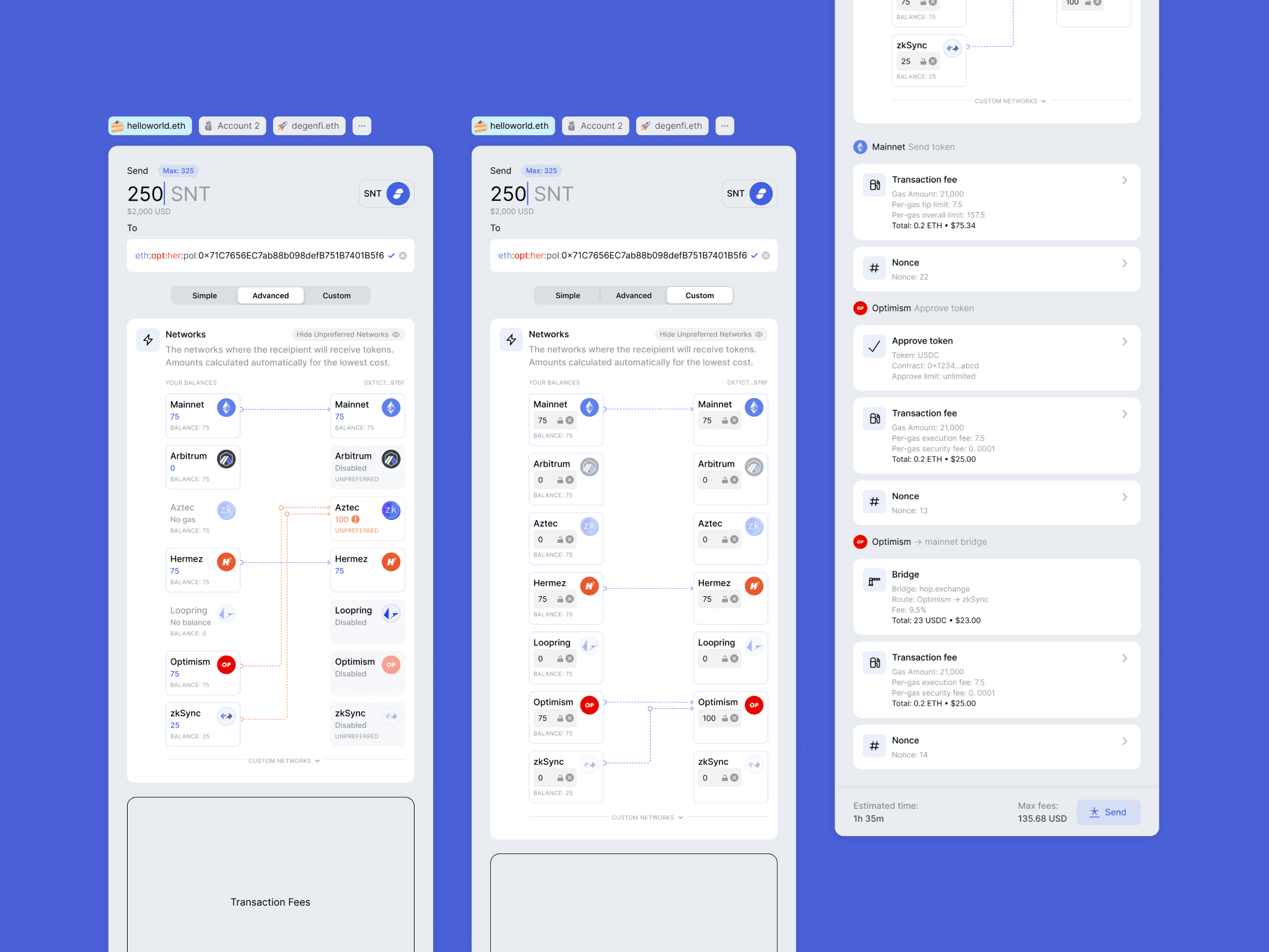 Status network selection work by Carl Fairclough