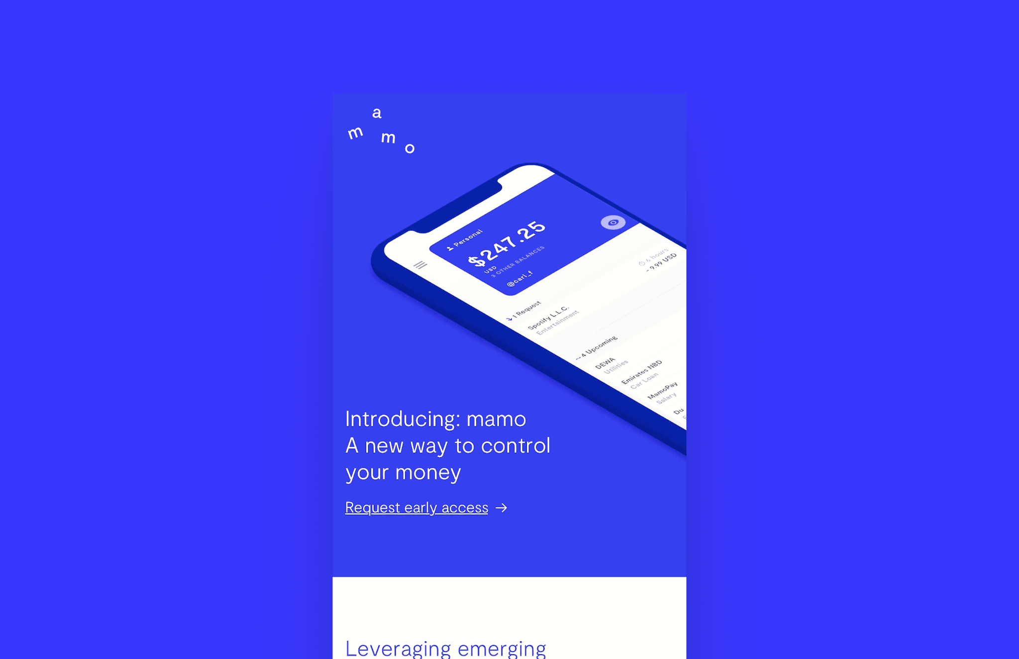 Mamo Design by Carl Fairclough