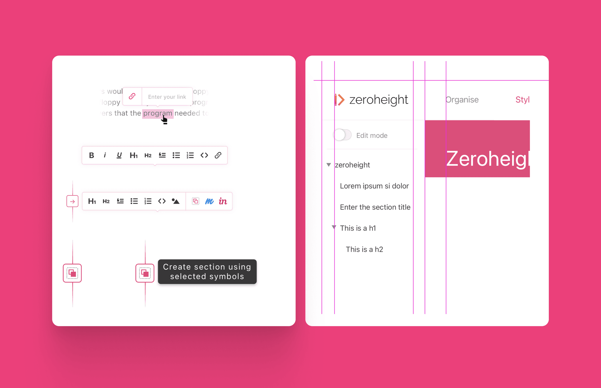 Zeroheight Design by Carl Fairclough