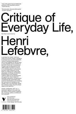 Critique of Everyday Life: The Three-Volume Text book cover