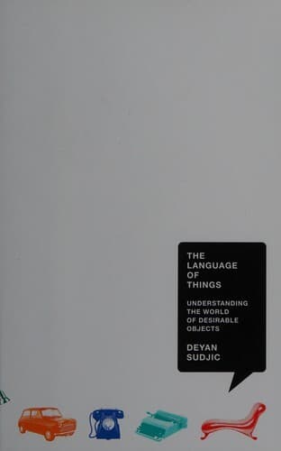 The Language of Things book cover