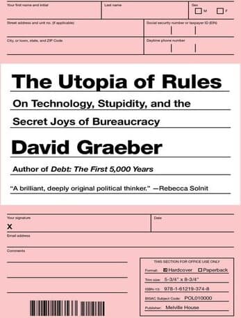 The Utopia of Rules book cover