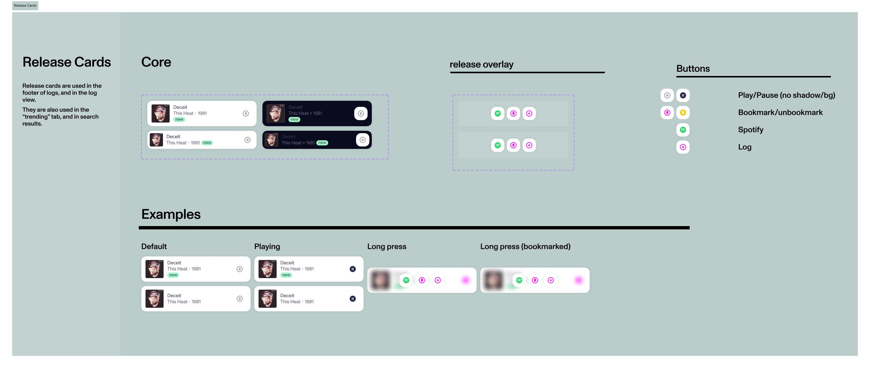 Factory.fm cards release view