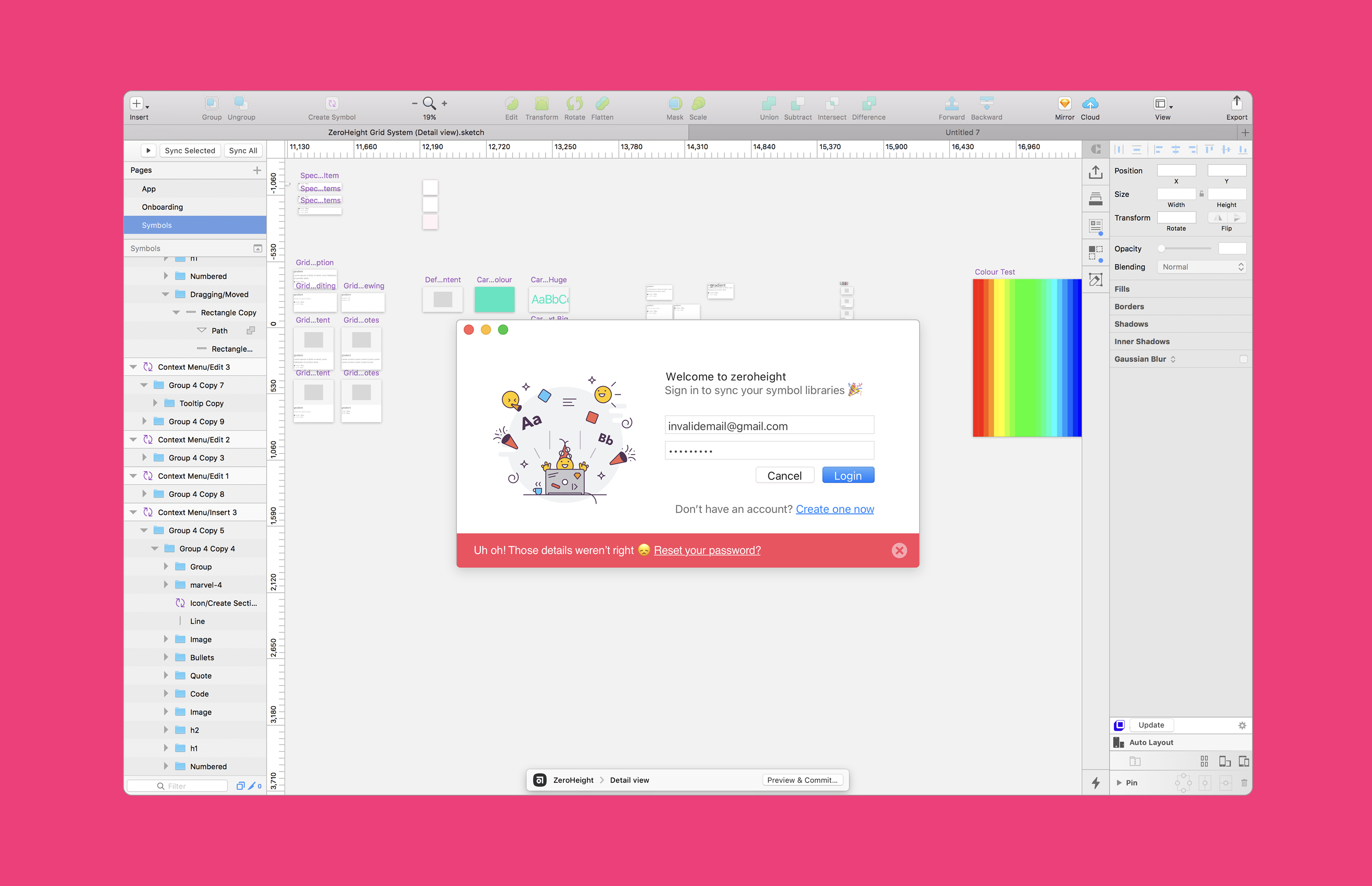 Zeroheight connecting directly to a team's Sketch library